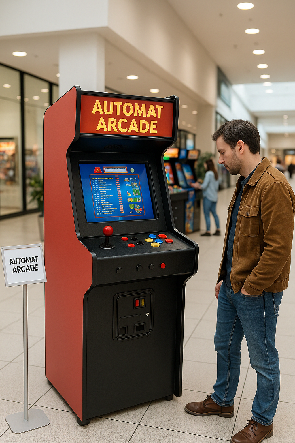 Automat Multimedialny z Grami Zręcznościowymi
